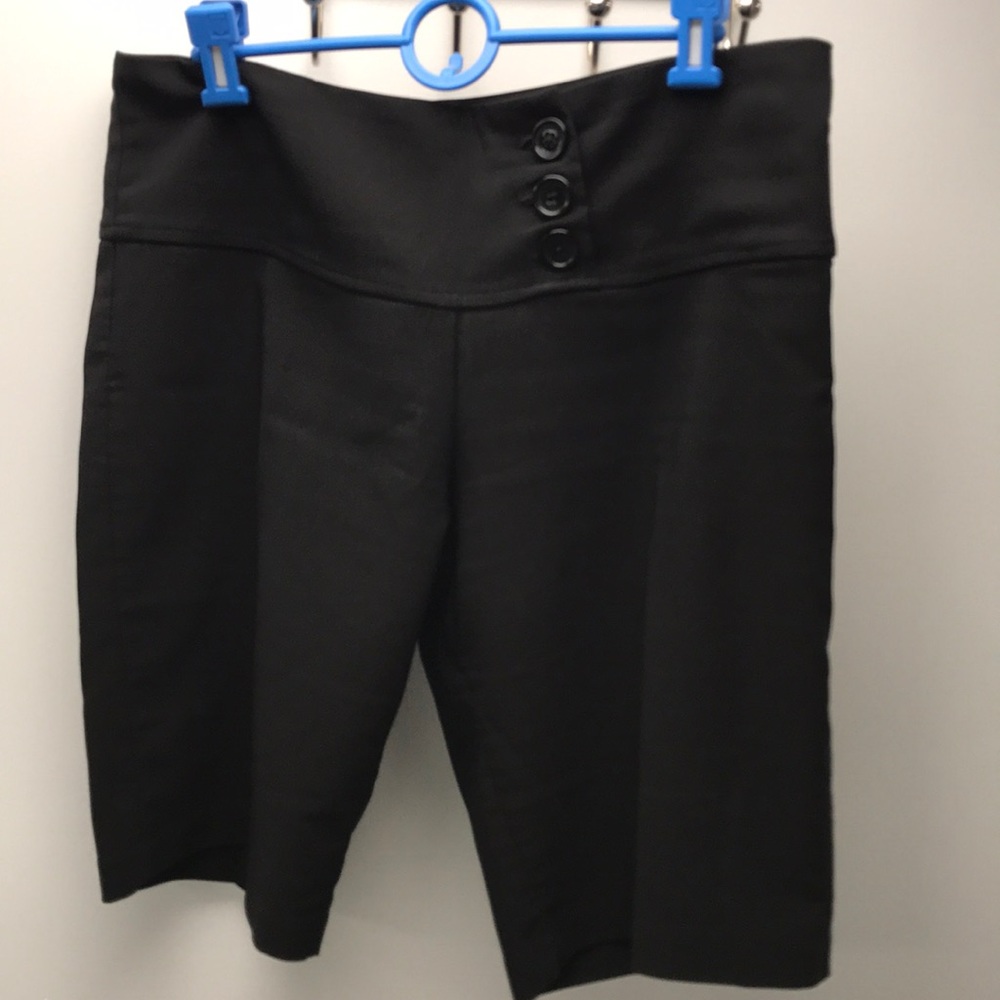 Black dress shorts